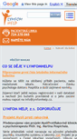 Mobile Screenshot of lymfomhelp.cz